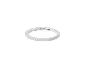 bague ruban guilloché la 2g