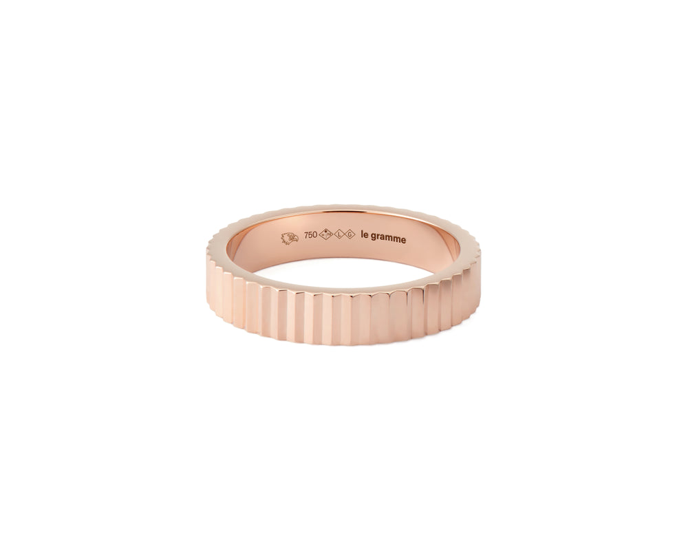 bague ruban guilloché la 7g