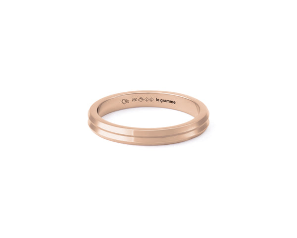 bague ruban guilloché la 4g