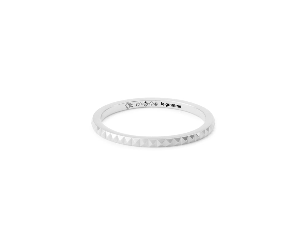 bague ruban guilloché la 2g
