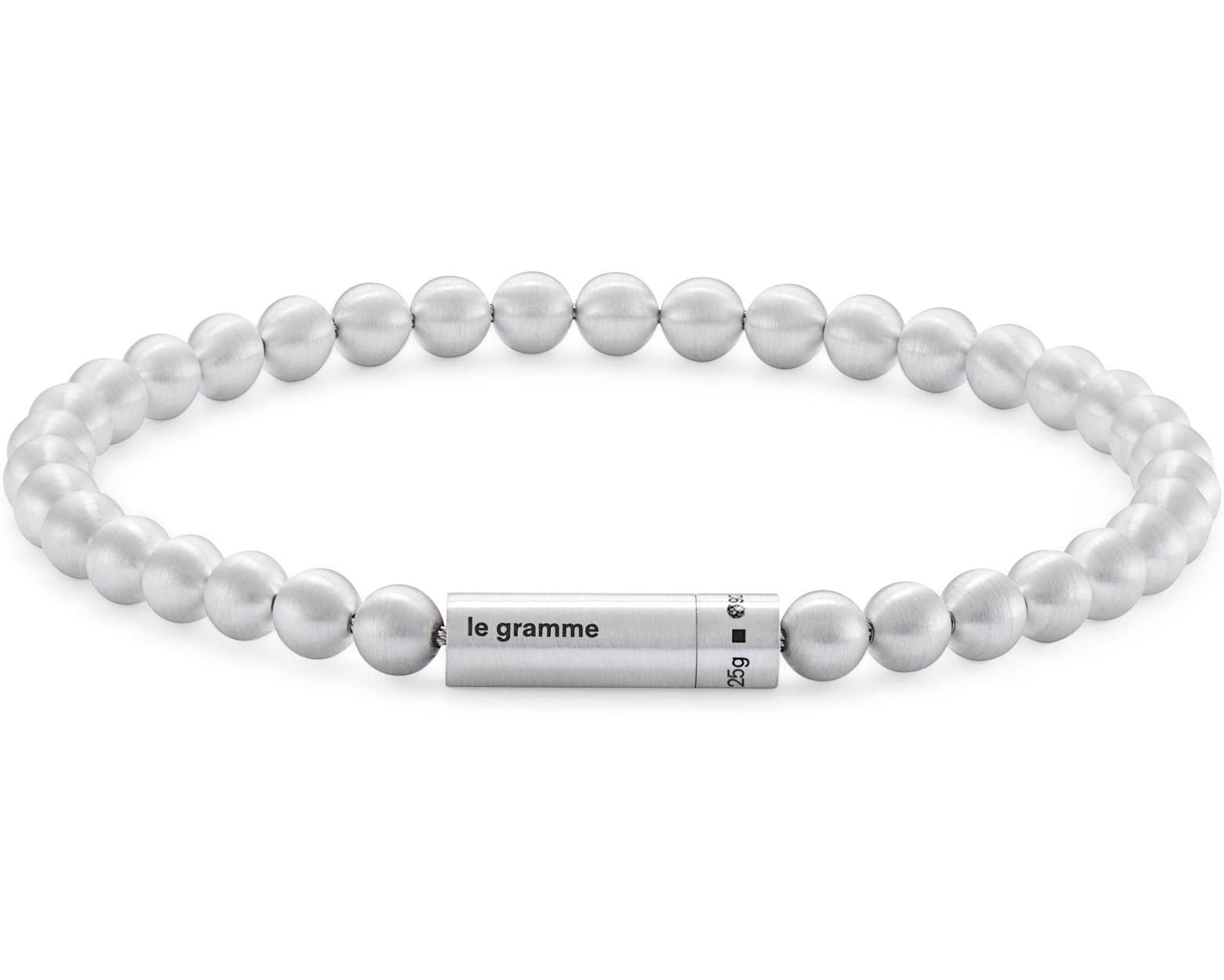 アクセサリー Le Gramme bracelet le beads le 25g bracelet beads le 25g – le gramme