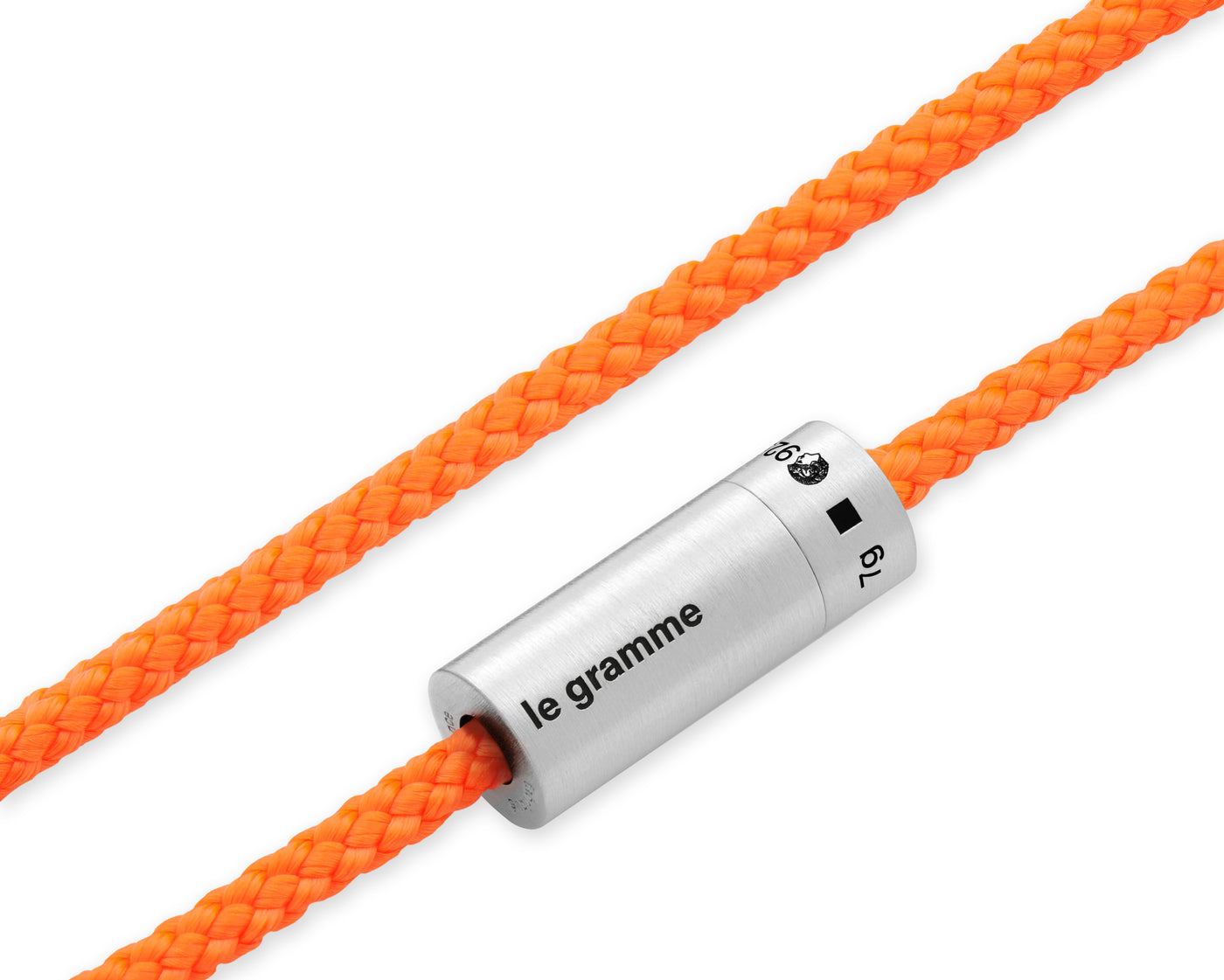 bracelet câble nato orange le 7g