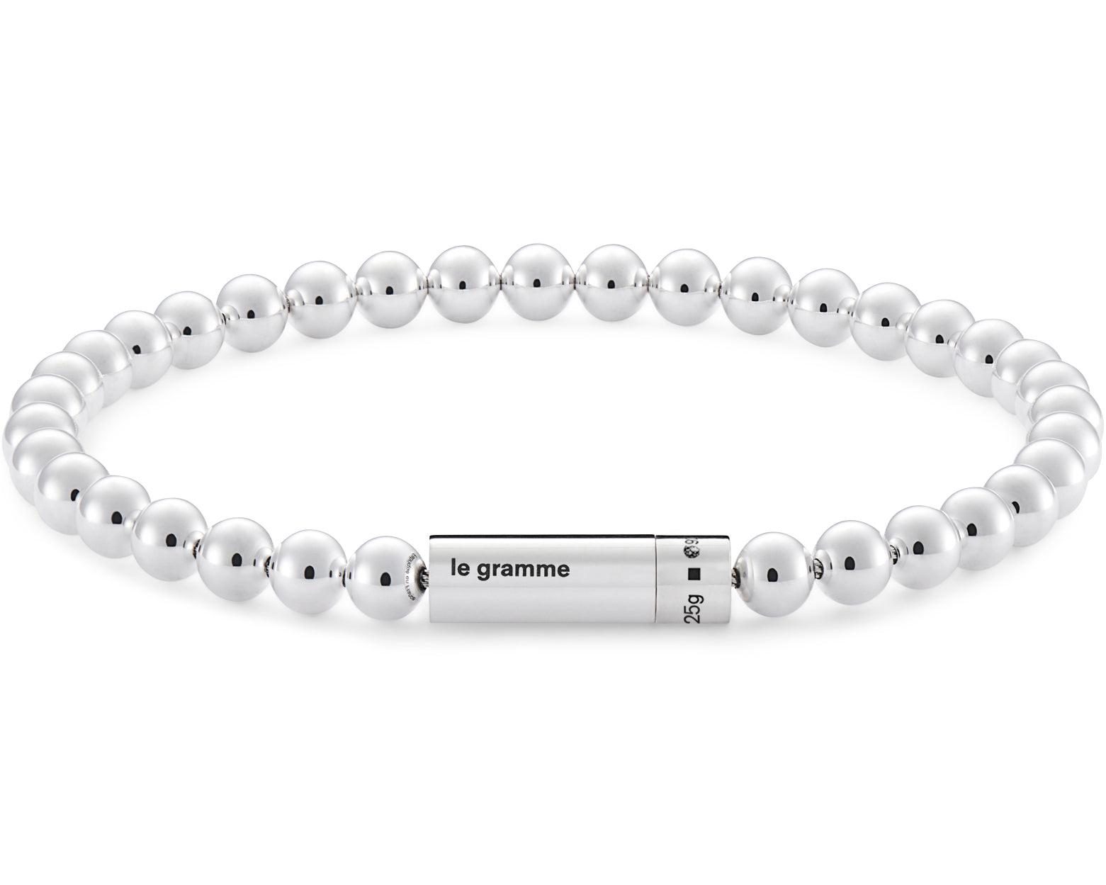 アクセサリー Le Gramme bracelet le beads le 25g bracelet le beads le 25g – le gramme