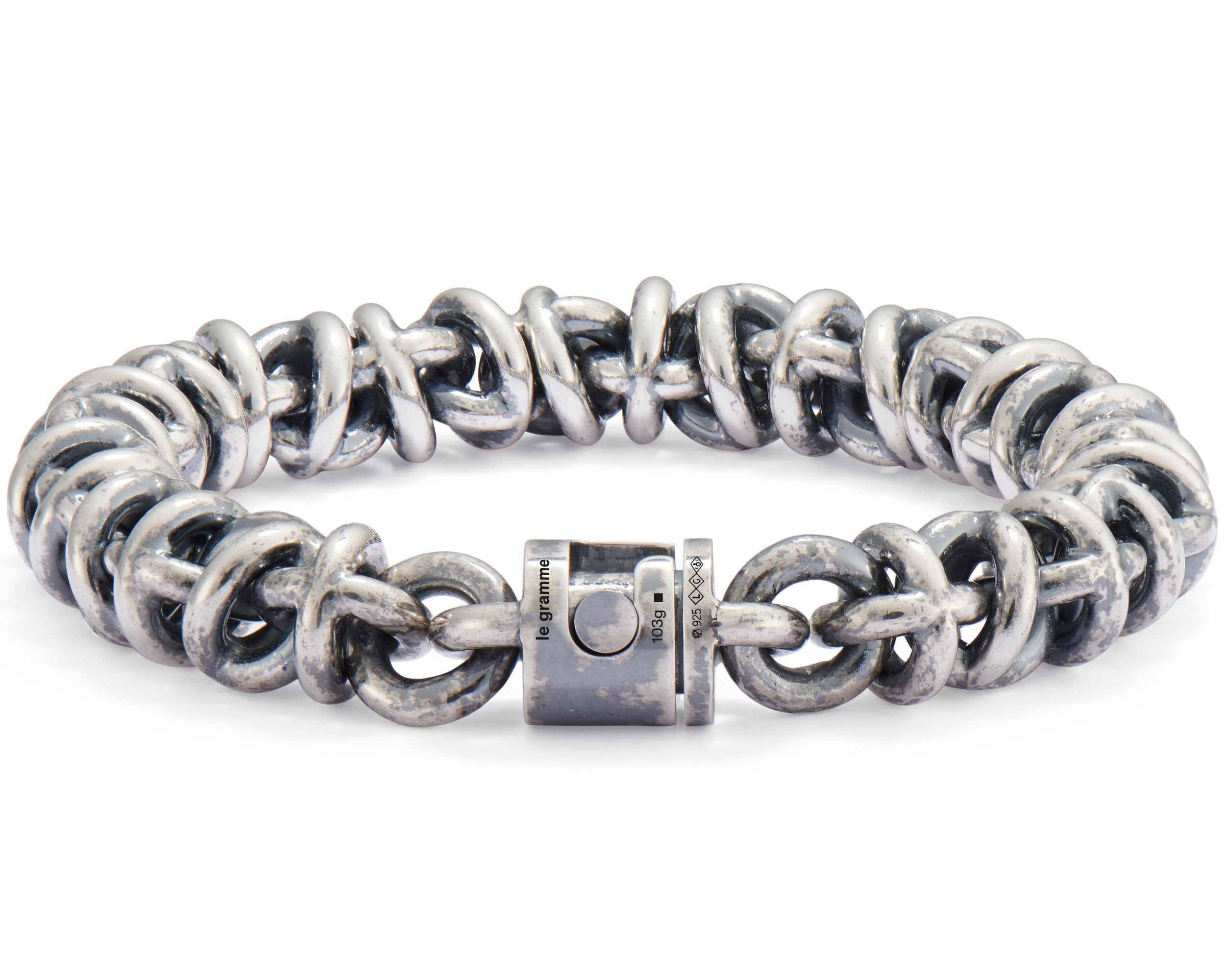 entrelacs bracelet le 103g