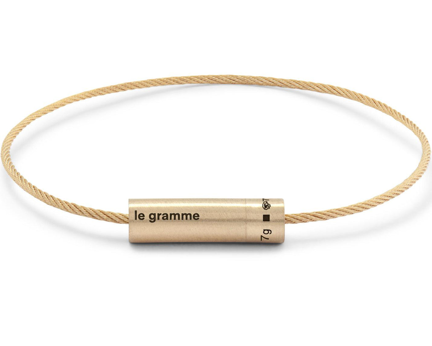 cable bracelet le 7g