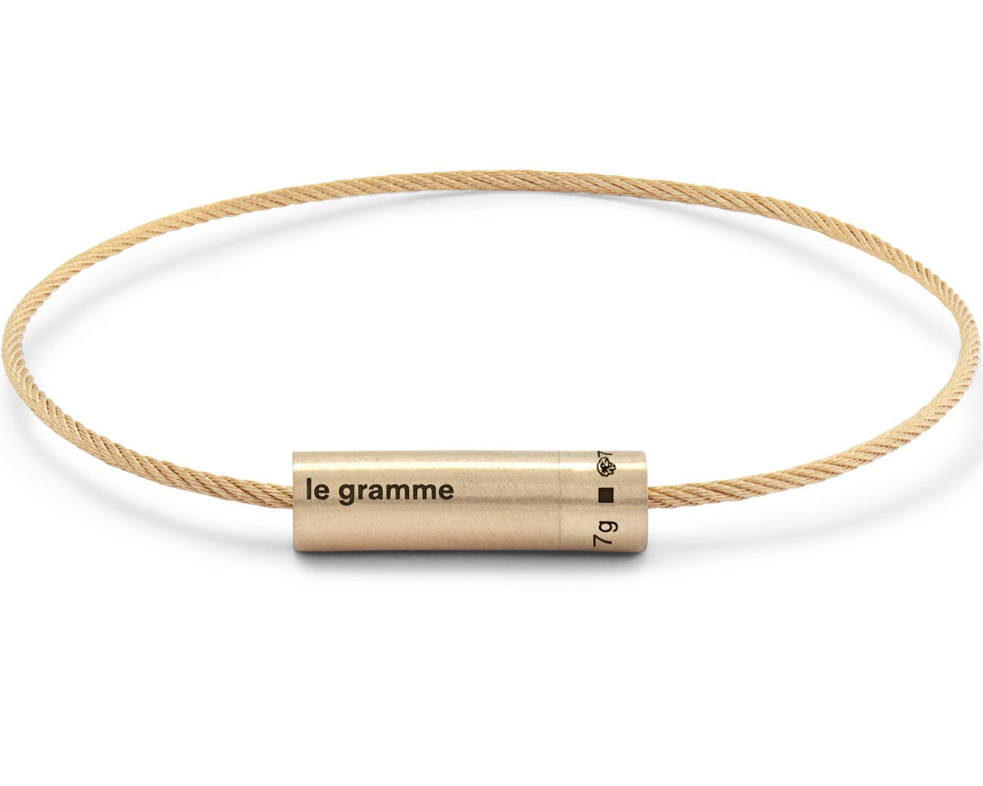 cable bracelet le 7g