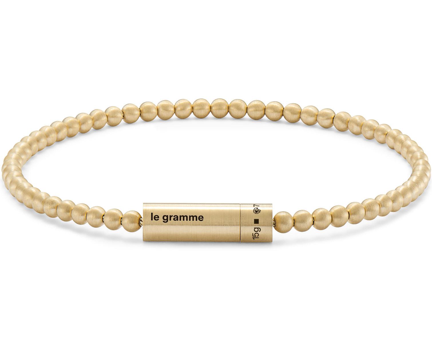 アクセサリー Le Gramme bracelet le beads le 25g bracelet beads le 25g – le gramme