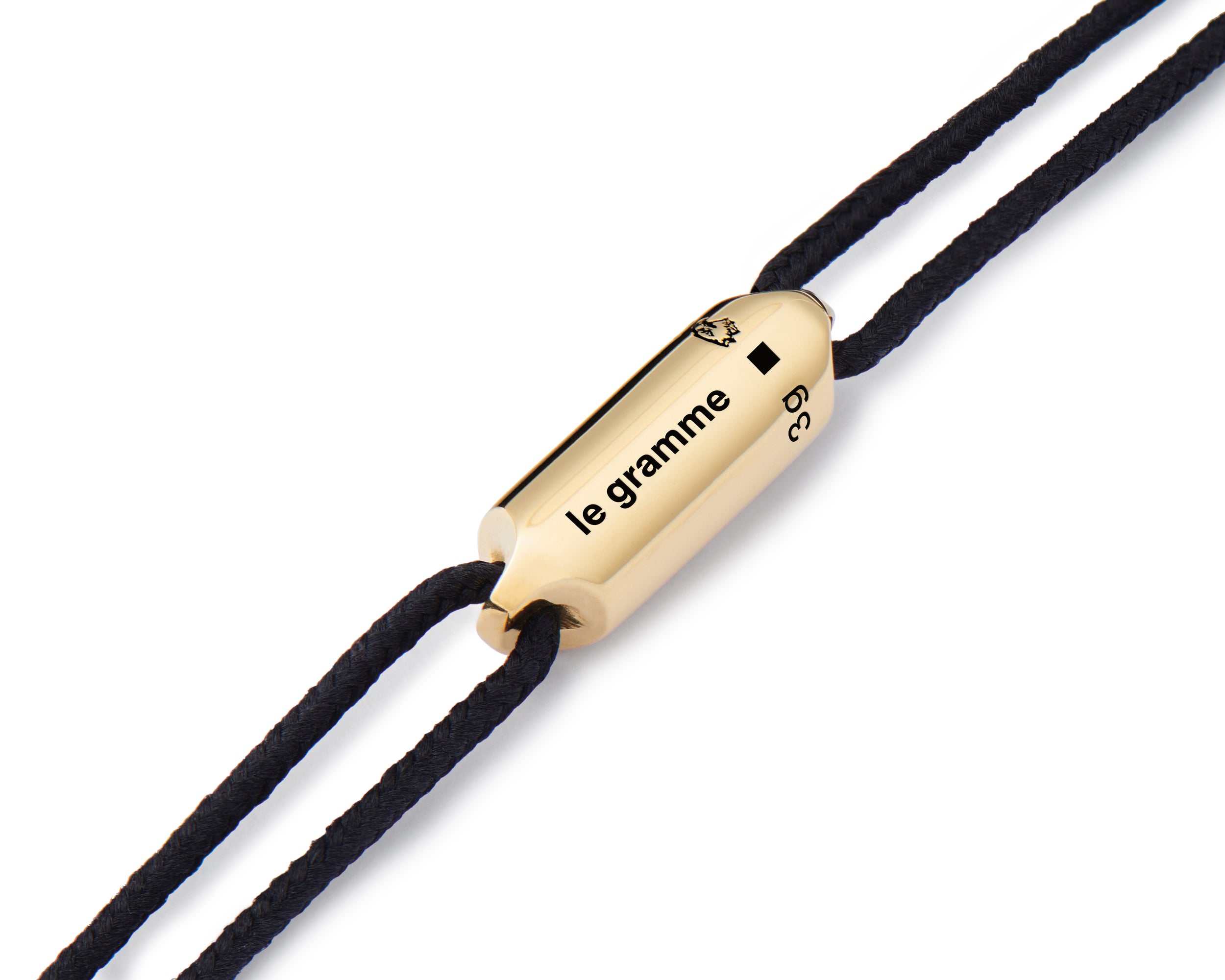 black cord bracelet le segment le 3g