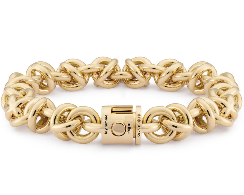 bracelet-entrelacs-18ct-yellow-gold-127g-bijoux-pour-homme