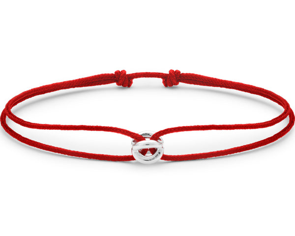 red interlaced cord bracelet le 1g