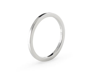 bague ruban 2mm la 3g