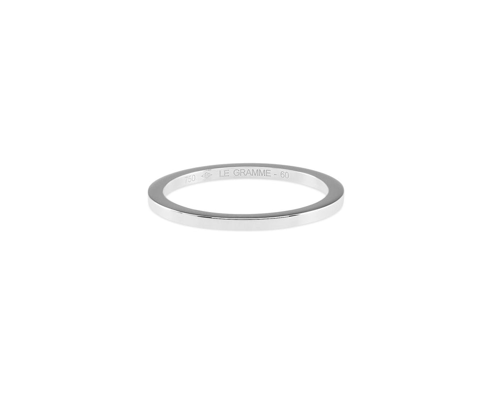 bague ruban 2mm la 3g