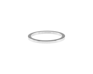 bague ruban 2mm la 3g