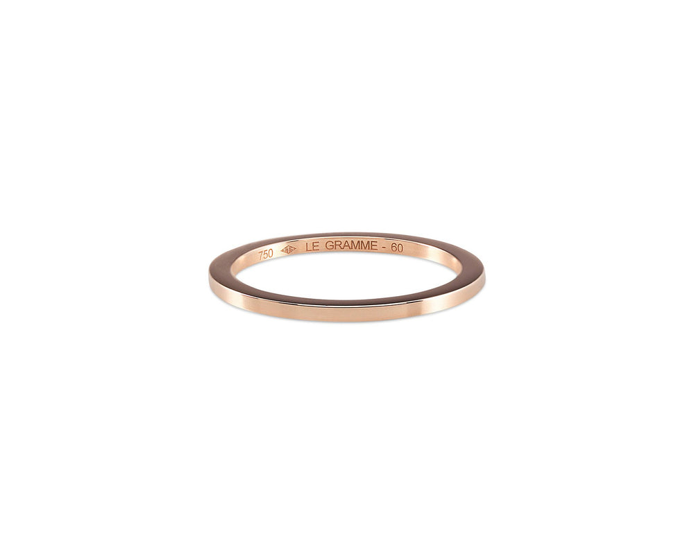bague ruban 2mm la 3g