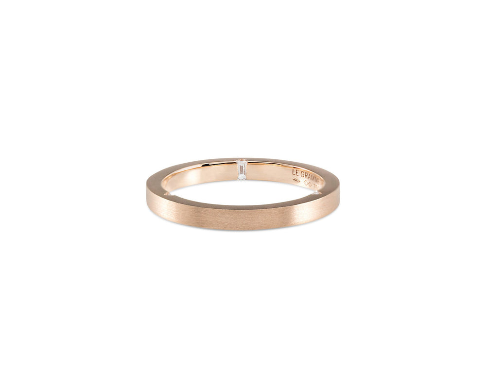 bague ruban 2mm la 5g