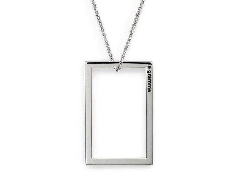 rectangle necklace 2.6g