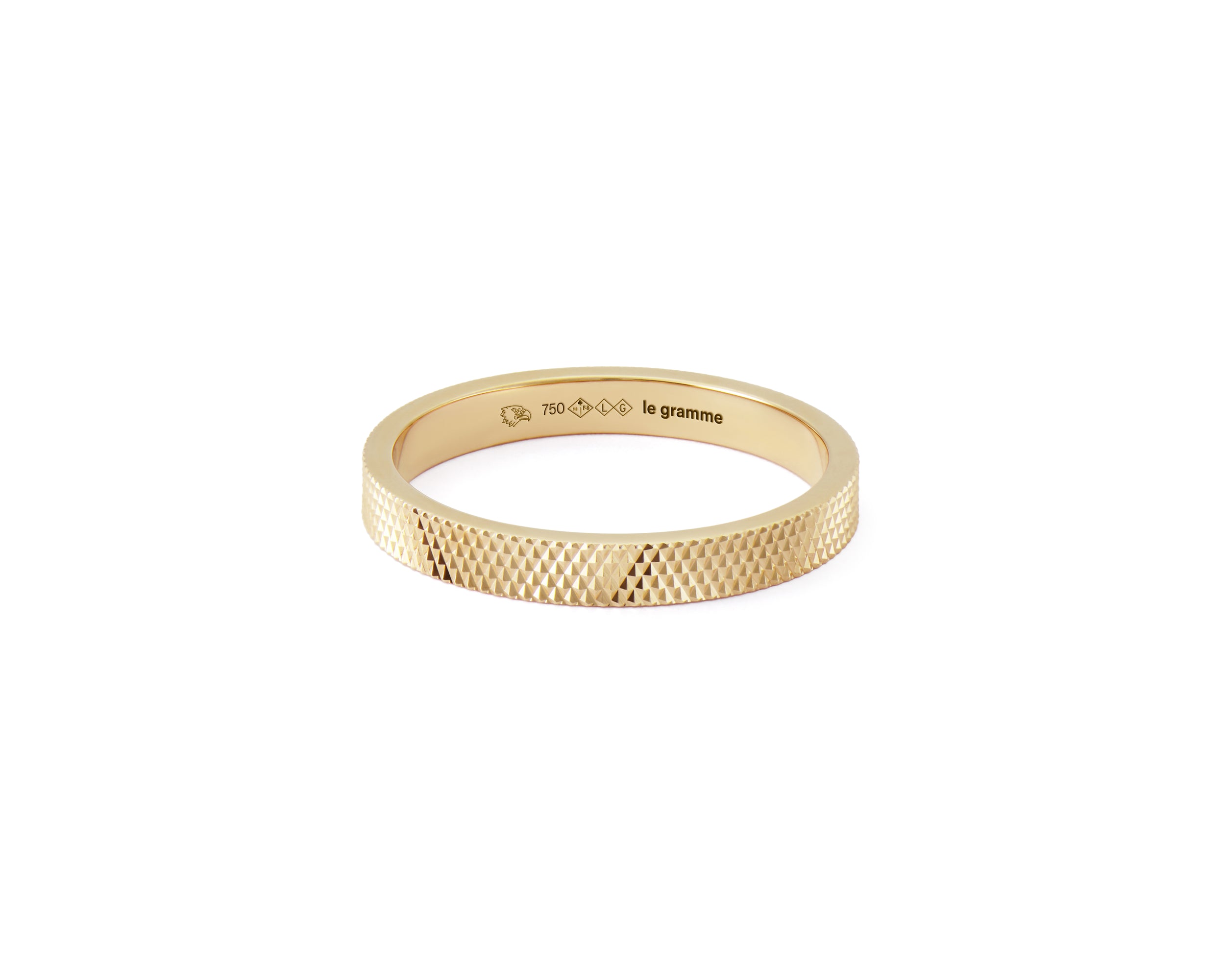 bague ruban moleté la 4g