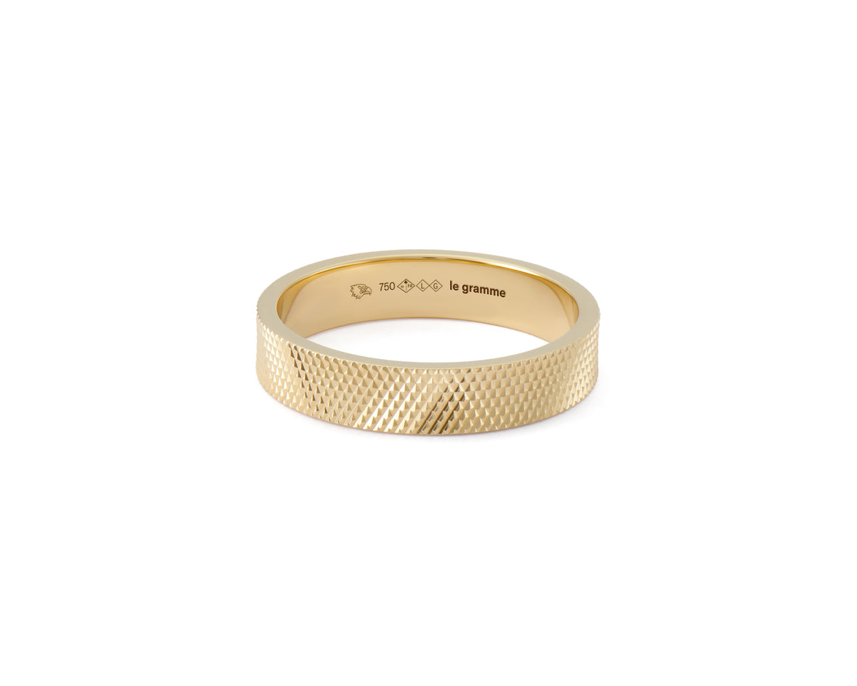 knurled ribbon ring la 6g