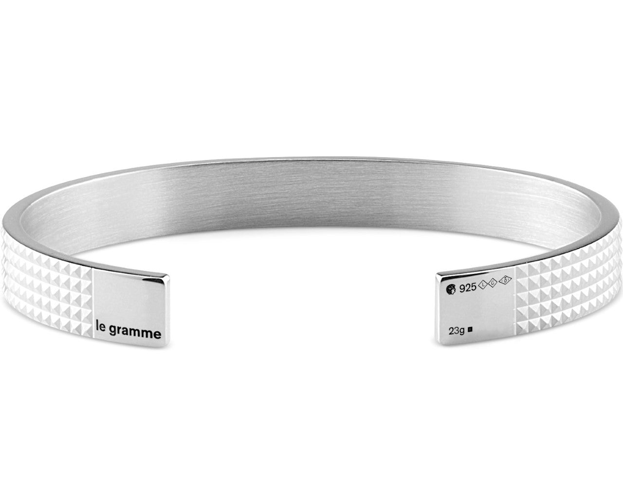 guilloche ribbon bracelet le 23g – le gramme